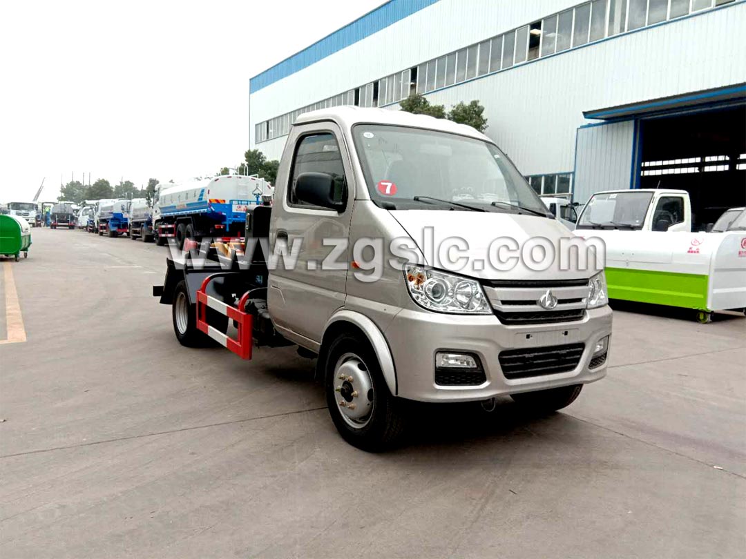 長(zhǎng)安3方勾臂垃圾車_勾臂垃圾車價(jià)格
