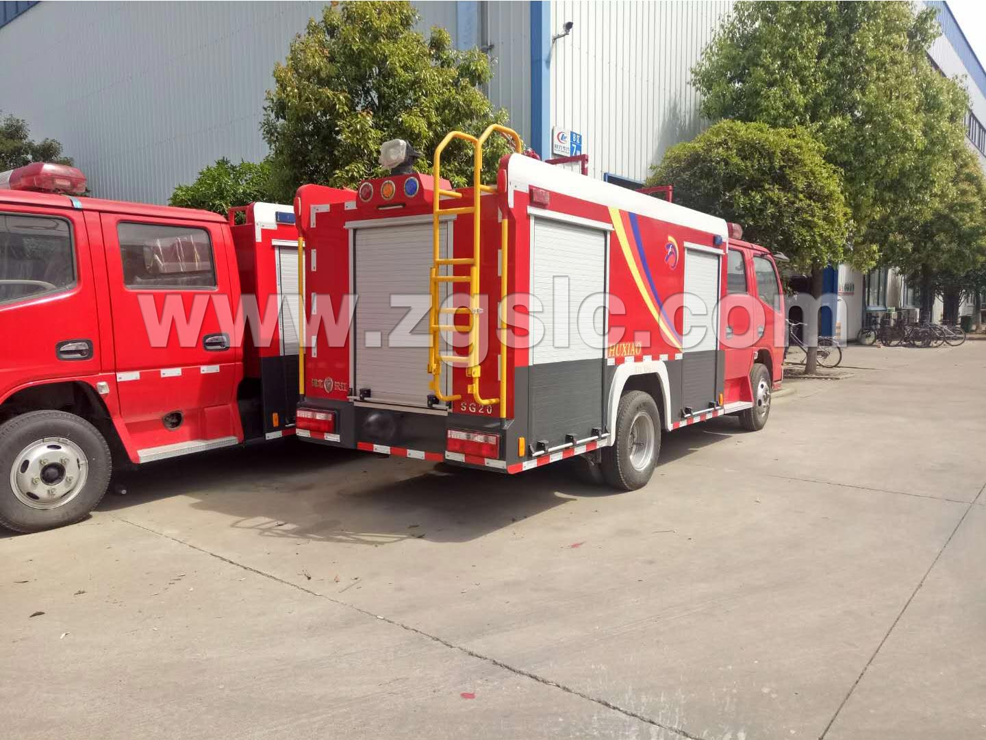 東風凱普特雙排水罐消防車 (國五)