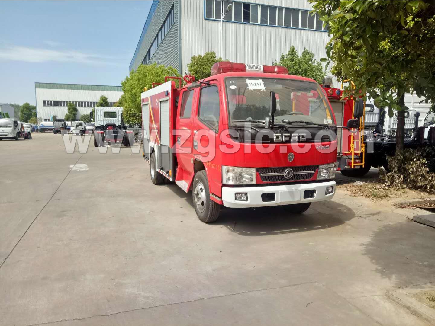 東風凱普特雙排水罐消防車 (國五)