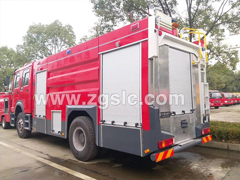 重汽T5G-5噸水罐消防車(國五)-廠家價格