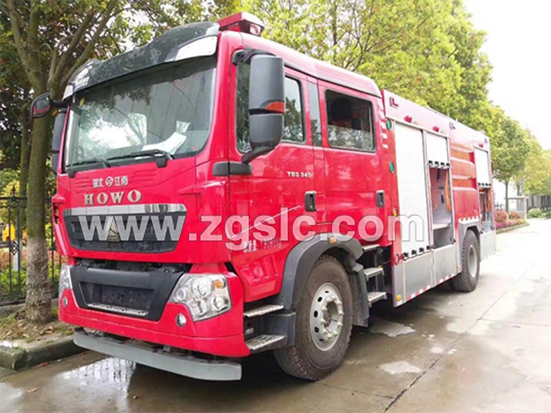 重汽T5G-5噸水罐消防車(國五)-廠家價格