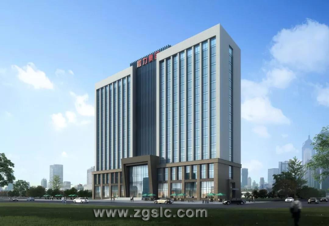 程力集團總部智慧云新大樓效果圖，樓宇高17層，總面積達四萬平方米