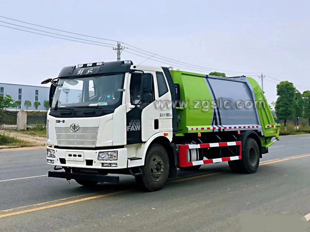 國六解放壓縮垃圾車多少錢?