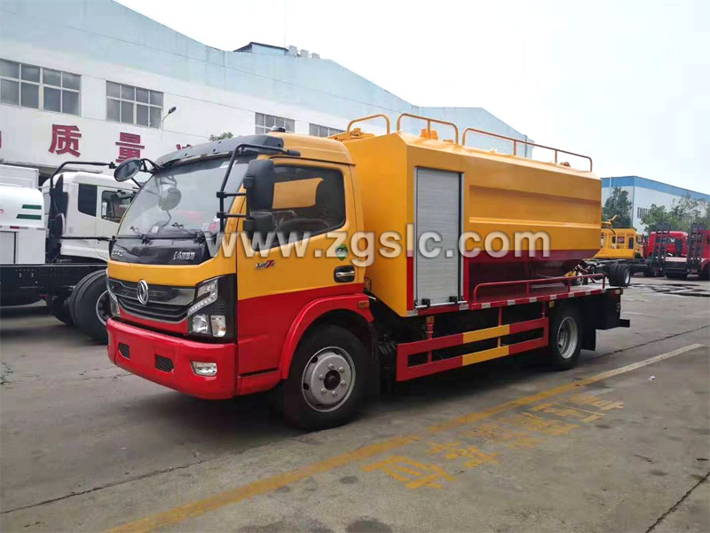程力集團國六東風(fēng)多利卡D7清洗吸污車，環(huán)保免征齊全