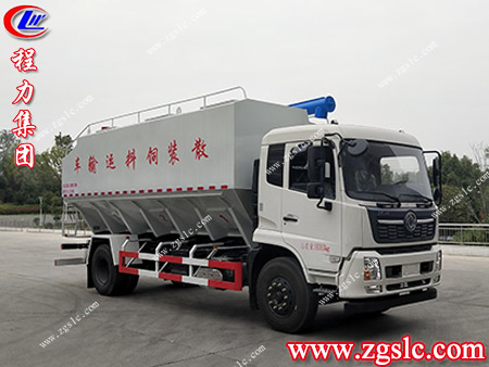 行走的飼料車，流動的愛——程力牌國六東風天錦飼料車