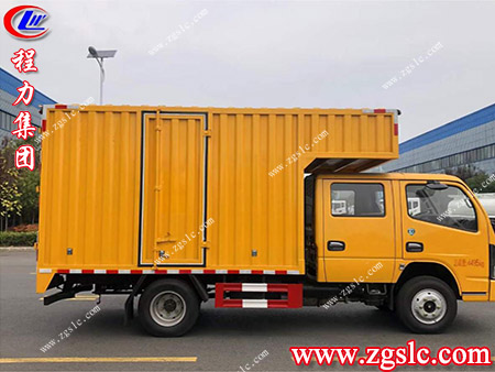 湖北程力牌東風多利卡市政檢修車，實現(xiàn)一車多能，C 照即可駕駛